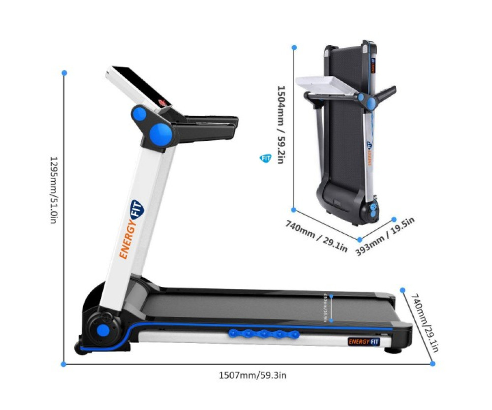 Оренда бігової доріжки EnergyFIT EF-K577 + захист підлоги