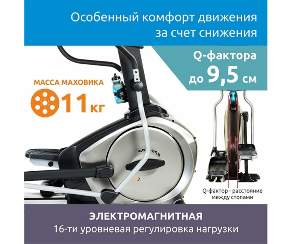 Оренда орбітрека Sportop E5500 + захист підлоги