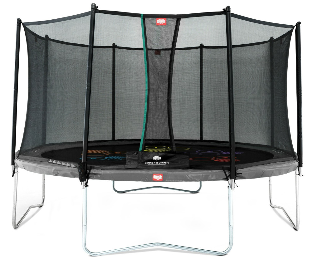 Оренда батута BERG Favorit Grey 14FT 430 + сітка Safety Net Comfort 35.14.94.01